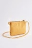 Yellow Small Leather Cross-Body Bag