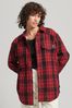 Superdry Borg Flannel Check Overshirt