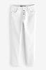 White Comfort Stretch Straight Jeans
