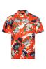 Superdry Orange Vintage Hawaiian Short Sleeve Shirt