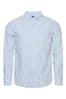 Superdry Classic Blue Oxford Cotton Long Sleeved Oxford Shirt