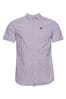Superdry Purple Vintage Oxford Short Sleeve Shirt