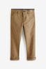 Neutral Regular Fit Stretch Chino Trousers (3-17yrs)