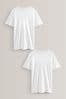 White Thermal Short Sleeve Tops 2 Pack