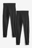 Black 2 Pack Thermogen Leggings, 2 Pack