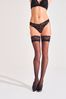 Ann Summers Black Lace Top Hold-Ups