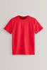 Red Single Sports T-Shirt (3-16yrs), Single
