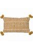 furn. Ayaan Woven Loop Tufted Cotton Double Pom Pom Cushion