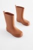 Chocolate Brown Rubber Wellies