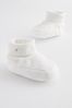 White Baby Bootie Shoes (0-18mths)