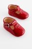 Red Baby T-Bar Shoes (0-24mths)