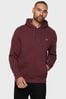 Threadbare Burgundy Overhead Pullover basic Hoodie