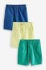 Grün/Blau/Gelb - Shorts zum Überziehen, 3er Pack (3-16yrs)