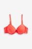 Coral Orange Shaping Padded Wired Bikini Top