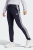 adidas Blue Sportswear Essentials 3-Stripes French Terry Cuffed Joggers