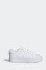 adidas White Bravada 2.0 Platform Trainers
