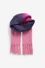 Ombre Pink/Blue Heavyweight Blanket Scarf