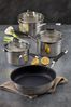 Stellar Chrome Stellar Induction Four Piece Draining Saucepan Set