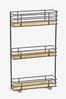 Black Bronx Slimline Spice Rack