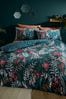 Catherine Lansfield Tropical Floral Birds Duvet Cover and Pillowcase Set