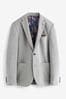 Grey Slim Fit Motionflex Stretch Jersey Blazer