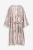 Laura Ashley Mauve Pink Dressing Gown