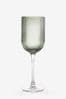 Green Hollis Glassware Wine Glasses