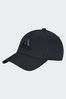 adidas Black Big Tonal Logo Baseball Cap