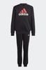 adidas Black Kids Sportswear Essentials Big Logo Fleece Jogger Set