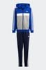 adidas Kids Sportswear Tiberio Trainingsanzug aus Fleece mit Farbblockdesign und 3 Streifen