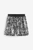 Gunmetal Grey A-Line Sequin Skirt (3-16yrs)