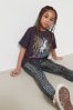 Silver Holographic Sparkle Sequin Leggings (3-16yrs)