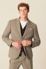 Taupe Skinny Fit Motionflex Stretch Suit: Jacket, Skinny Fit