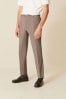 Taupe Skinny Fit Motionflex Stretch Suit: Trousers, Skinny Fit