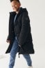 Baker by Ted Baker Shower Resistant Longline Black Coat