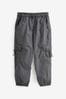 Charcoal Jersey Lined Parachute Cargo Trousers (3-16yrs)