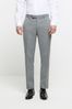 Light Grey River Island Skinny Twill Suit Trousers