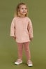 Rosa - Set mit Sweatshirt und Leggings (3 Monate bis 7 Jahre)