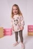 Cream Panda Printed Sweatshirt and Leggings Set (3mths-7yrs)