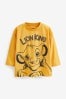 Simba/Gelb - Disney Lion King Langärmliges Shirt (3 Monate bis 8 Jahre)