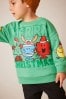 Grün - Mr. Men Weihnachtliches Sweatshirt (3 Monate bis 8 Jahre)