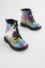 Rainbow Standard Fit (F) Warm Lined Lace-Up Boots