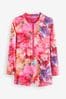 GIFTS & FLOWERS Long Sleeved Shortie Swimsuit (3-16yrs)