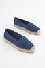 Denim Blue Forever Comfort® Flat Espadrille Shoes