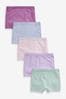 Pink-violett - Shorts, 5er-Pack (2-16yrs)