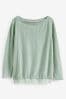B by Ted Baker Waffle Lounge Long Sleeve Top