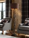 Black Antler Floor Lamp