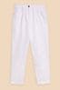 White Stuff White Rowena Linen Trousers