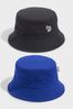 Paul Smith Junior Boys Navy Zebra Logo Bucket Hat