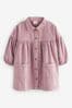 Lilac Purple Cotton 9e8157-023 Shirt Dress (3mths-8yrs)